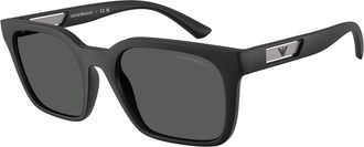 Emporio Armani EA4269F Asian Fit 500987 Mens Sunglasses Black Size 56