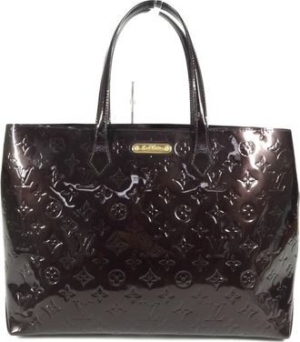 Louis Vuitton Amarante Purple Monogram Vernis Shoulder Bag Tote Bag (Pre-Owned)