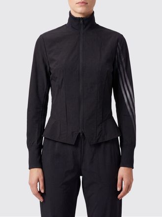 Yohji Yamamoto Giacca sportiva corta slim fit in tessuto tecnico con collo a dolcevita