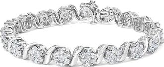 House of Brilliance Haus Of Brilliance 14K 7.38 Ct. Tw. Diamond Link Bracelet