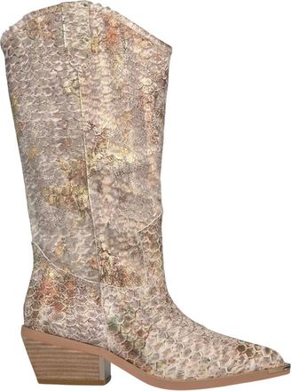Alma En Pena Carla Cowboylaars - Dames - Cowboylaarzen - Bruin - 40 EU - Leer - Schoenen