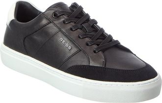 Reiss Ashton Calf Leather & Polyester Shoe