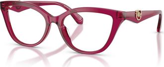 Michael Kors 52mm Cat Eye optical glasses in Violet at Nordstrom