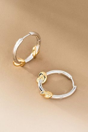 Missoma Lucy Williams Knot Small Hoop Earrings