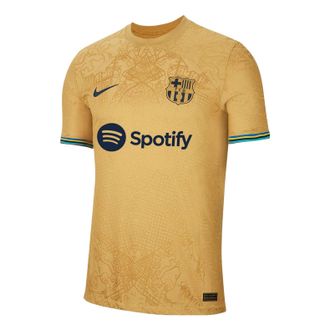 Nike FC Barcelona 22/23 Dri-Fit ADV Match Away Jersey Gold DJ7642-715