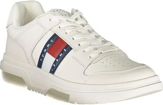 Tommy Hilfiger Logo-Stripe Sneaker - White
