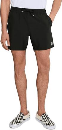 Volcom Lido Solid Trunks 16 Mens Swimwear Sets Black : 2XL, Polyester
