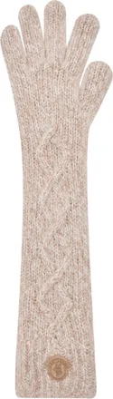 Moncler Alpaca Blend Gloves Beige Size One size
