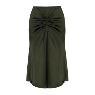 Victoria Beckham Dames, Rokken, Groen, Maat: 3XS Satijn