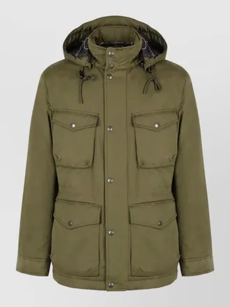 Woolrich hooded parka four pockets removable hood