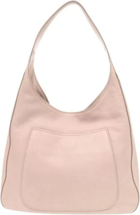 Prada Pre-owned Vintage Leren Schoudertas - Dames - Vintage Schoudertas - Roze - ONE Size - Leer - Vintage