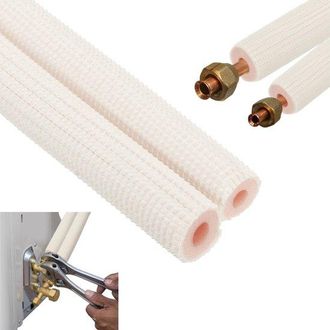 OEM 2 Piezas Espuma Aislante Tuber&iacute;as, Tuber&iacute;as Cobre Sistemas Split 19 Mm Otra 12 Longitud: 1 Metro, Aislamiento Tuber&iacute;as Cobre Acondicionado, 12 Mm