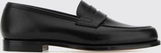 Crockett & Jones College-Style Penny Loafers in Smooth Calfskin Leather