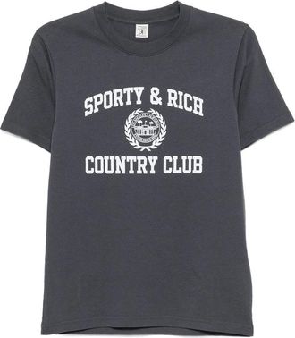 Sporty & Rich Logo-print T-shirt