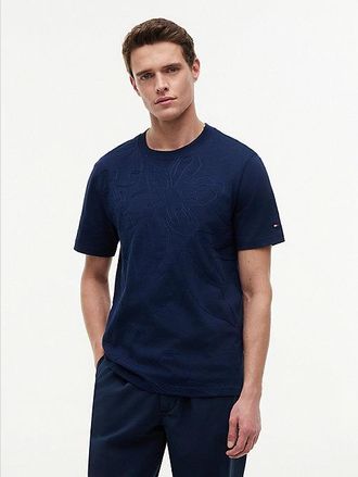 Tommy Hilfiger Chain-Stitch Graphic Jersey T-Shirt