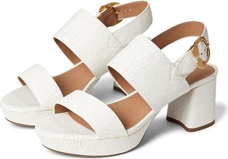 Aerosoles Camera Womens Shoes White Crackled Leather : 8.5 B - Medium