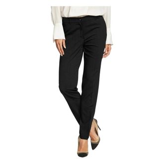 Betty Barclay Slim-fit broek - Dames - Broeken - Zwart - Maat: 2XL Leer