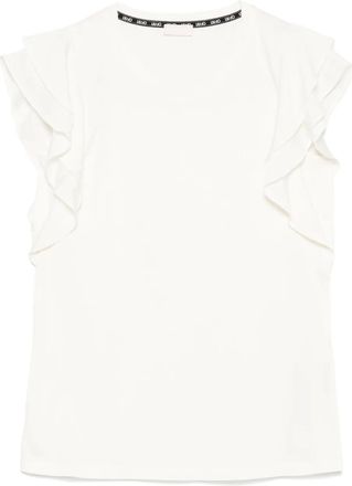 Liu Jo T-shirt con applicazione - Bianco