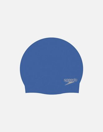 Speedo Mens Speedo Unisex Adult Silicone Swim Cap - Blue - Size: ONE size