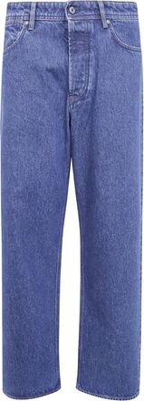 Stone Island Loose-fit Five-Pocket Jeans - Heren - Jeans - Blauw - Maat: W30 Katoen