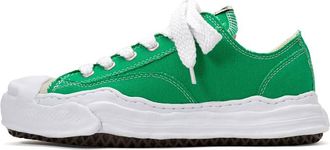 Miharayasuhiro HANK OG Sole Canvas Low-top Sneaker Green A05FW702-GRN