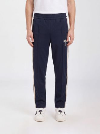 Palm Angels Pants Men color Blue