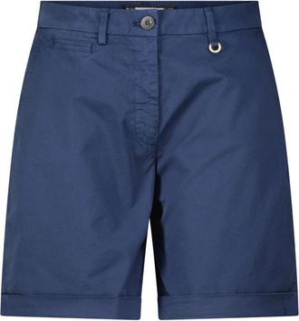 Mason's Curvie Jacqueline Shorts - Dames - Korte Broeken - Blauw - 2XL - Katoen - Korte Broeken