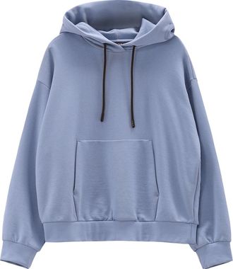 F.lli Campagnolo Hoodie CMP, Damen, Gr. XL, copen blau, Obermaterial: 65% Baumwolle, 35% Polyester, Sweatshirts Hoodie, sportlicher Stil, f&uuml;r Erwachsene, f&uuml;r Sportmode