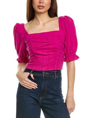 Saltwater Luxe Ruched Crop Top