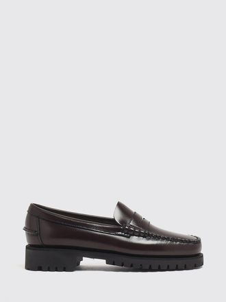 Sebago Mocassini Penny in pelle liscia con suola in gomma dentellata