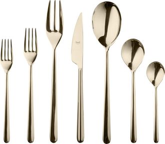 Mepra Linea Flatware Set - 32 Pieces in Champagne at Nordstrom