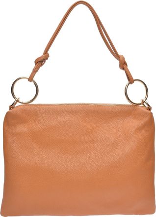 Luisa Vannini Brown Rundleer Tas