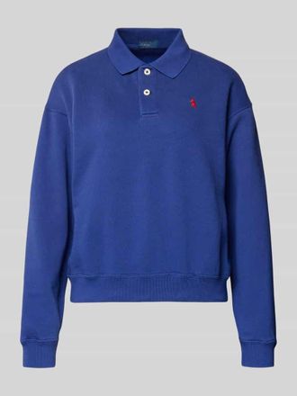 Polo Ralph Lauren Regular Fit Sweatshirt aus Baumwoll-Mix in Royal, Größe XXL