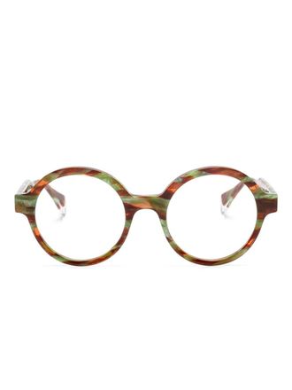 Gigi Studios Roxane round-frame glasses - Green