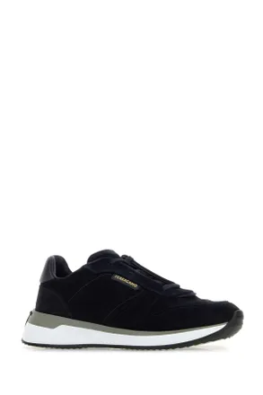 Ferragamo Suede Sneaker - Navy