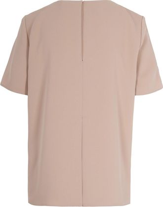 P.A.R.O.S.H. Womens Blouse Basic Cady Beige Polyester Blouses Shirt