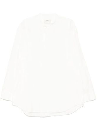 System Camicia con zip - Bianco