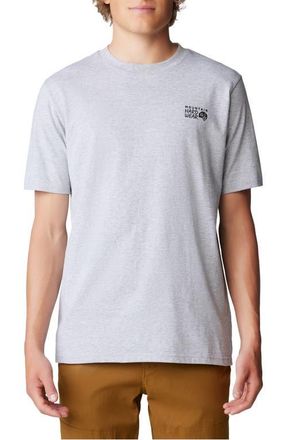 Mountain Hardwear Box Logo Graphic T-Shirt in Hardwear Grey Heather at Nordstrom, Size Xx-Large