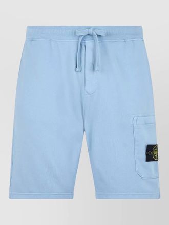 Stone Island summer drawstring cotton shorts beach style