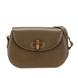 Gucci Pre-owned Gucci Leather Bamboo Crossbody Ladies Y3SN7NJPC36AIDT9