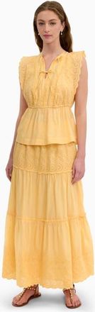 Rebecca Taylor Sabine Top in Daisy Yellow at Nordstrom, Size X-Small