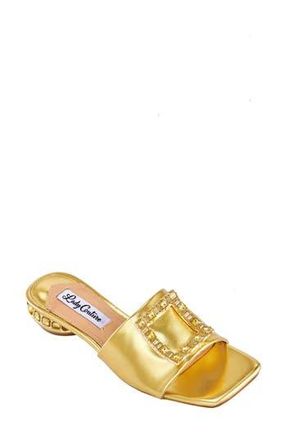 Lady Couture Amore Sandal in Gold at Nordstrom Rack, Size 12