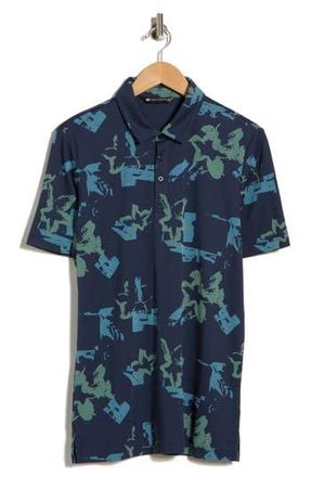 Travis Mathew Favorite Hello No Lo Cotton Blend Polo in Total Eclipse at Nordstrom Rack, Size Xx-Large