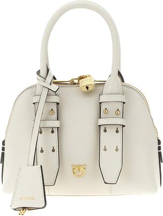 Pinko Pinko, Dames, Tassen, Wit, Maat: ONE Size Katoen