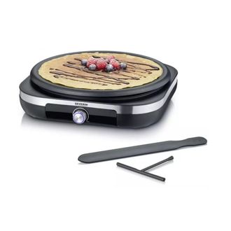 Severin Crepera De 1500 W, Negra, 38 Cm - Cm2199 - Severin
