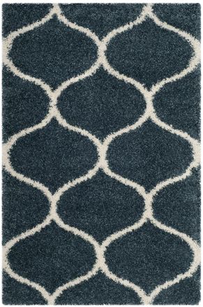 Safavieh Alfombra azul/beige 122 x 183 cm