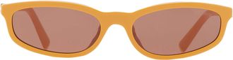 Miu Miu Brown Cat Eye Ladies Sunglasses MU A06S 22D90Q 54