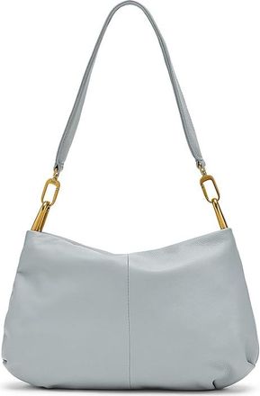 Hobo Advance Shoulder Bag Womens Handbags Indigo Cloud, Cotton/Leather