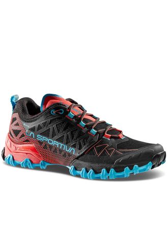 La Sportiva Black/Coral Bushido II W Lightweight Trail Shoe