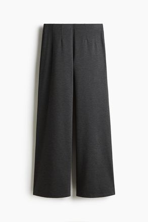 H&M Straight trousers - Dunkelgraumeliert